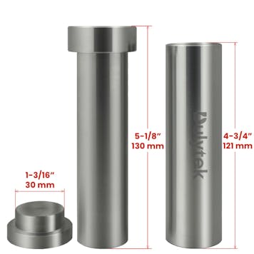 Photo of Dulytek® Hammer Style Pre-Press Pollen Mold, Stainless Steel, Two Sizes Available: Large and X-Large