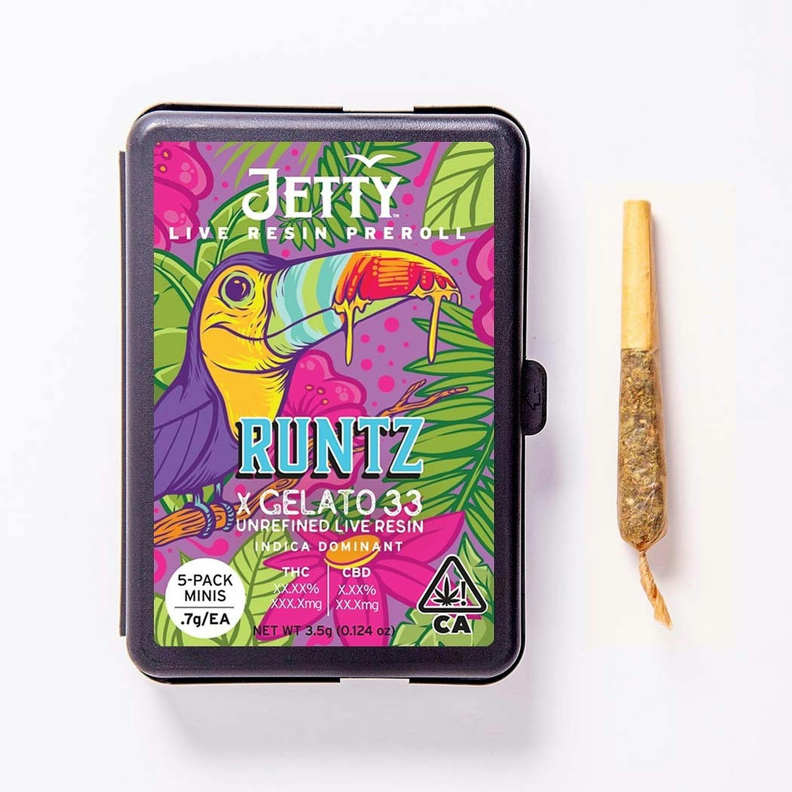 jetty-extracts-runtz-x-gelato-33-unrefined-live-resin-preroll-5-pack
