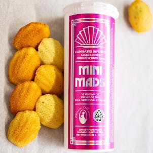 Photo of French Madeleine Cookie Sponge Cake MINI MADS Cookies 100mg 10 Pack