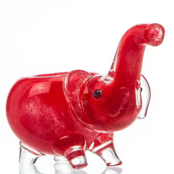 Photo of "Mini Glass Elephant" Hand Pipe