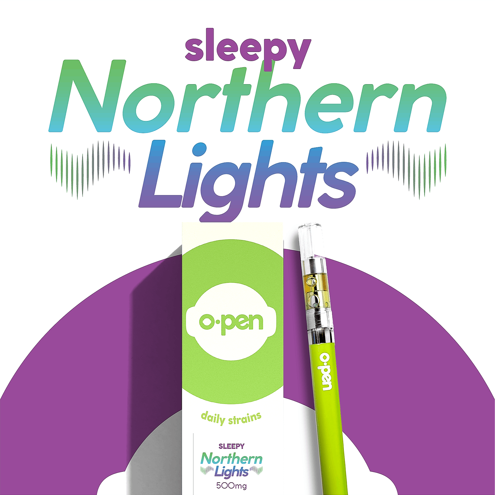 O.pen O.pen Daily Strains Northern Lights (Sleepy) 500mg Leafly