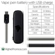 Product image for 510 Vape Pen with Charger