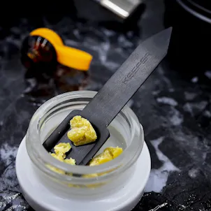 Photo of Mini Dry Herb Cannabis Marijuana Weed Scoop - Grinder Kief Scraper - Bong & Vape Packer Multi-tool