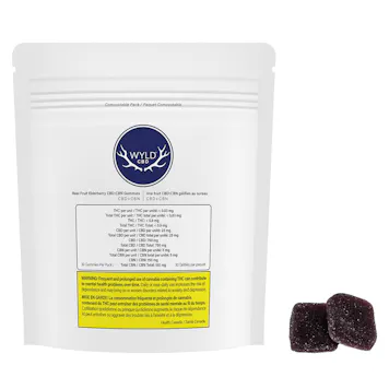 Photo of Real Fruit Elderberry CBD:CBN Gummies | 30pc