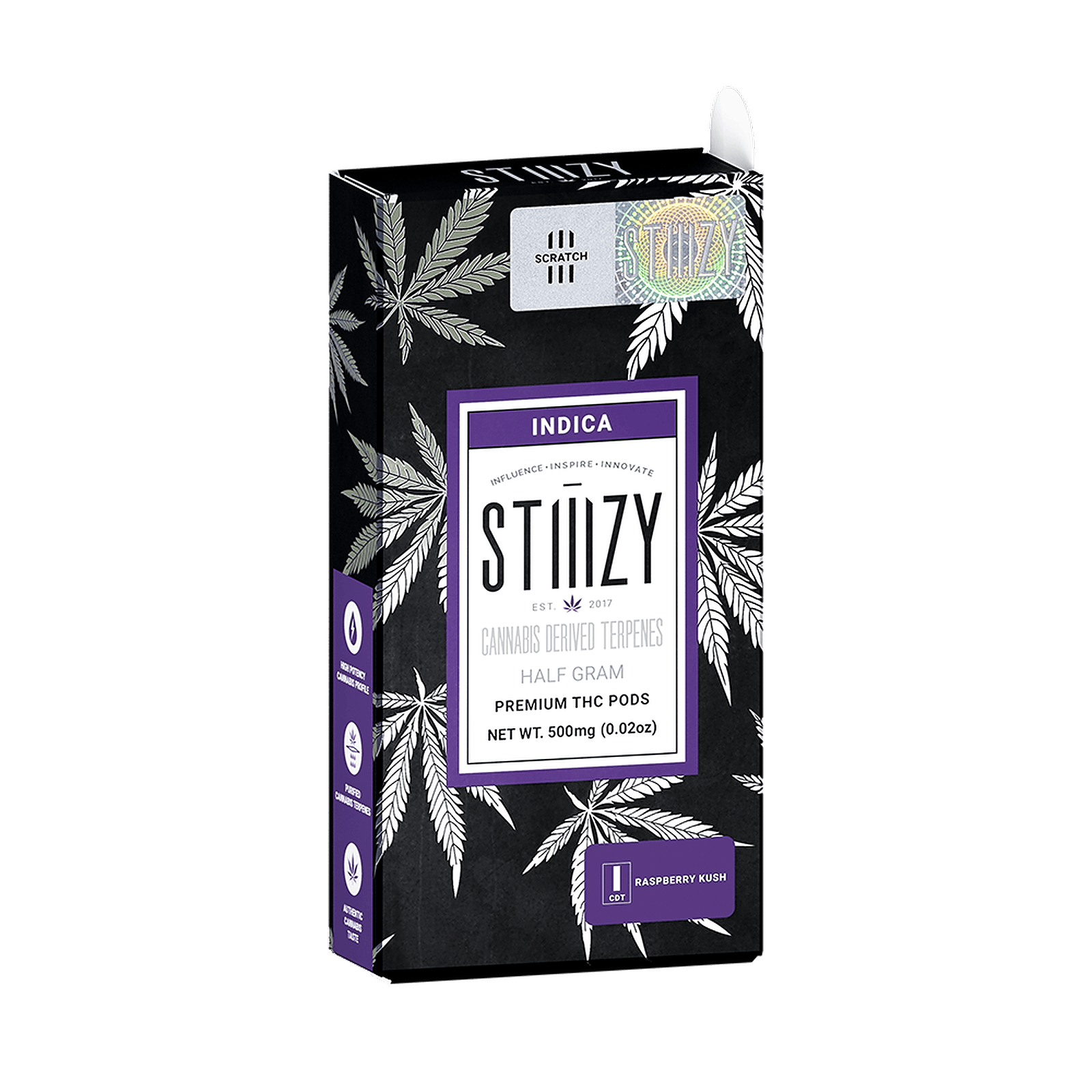 Stiiizy Raspberry Kush Cannabis Derived Terpenes 5g Leafly 4699