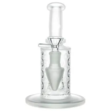 Photo of 8" Sandblasted Frosted Pattern Water Pipe