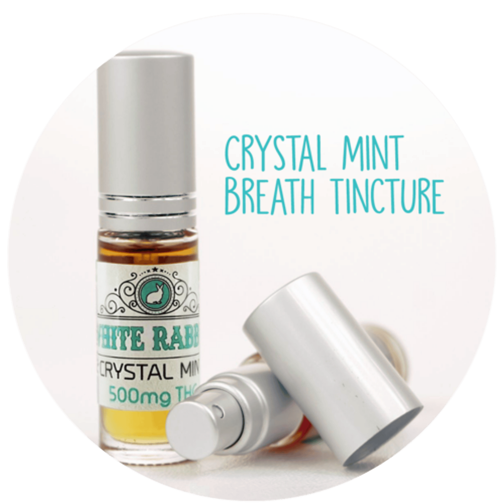 White Rabbit THC Crystal Mint Breath Tincture Leafly