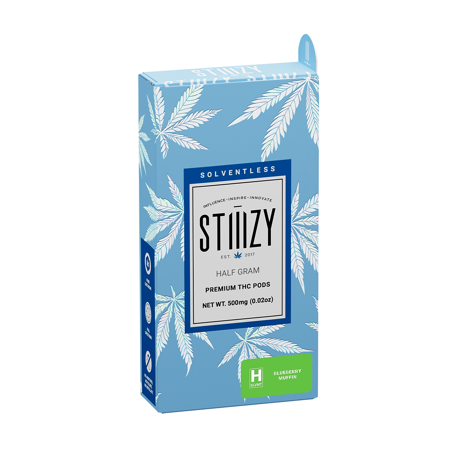 STIIIZY: BLUEBERRY MUFFIN SOLVENTLESS POD .5G | Leafly