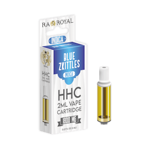 Photo of R.A Royal HHC 2ML Cartridge: Blue Zkittles (Indica)