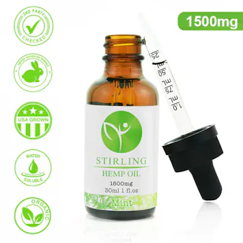 Photo of 1500mg CBD Tincture w/ Great Mint Flavor | Organic | 0% THC | 3rd Party Tested