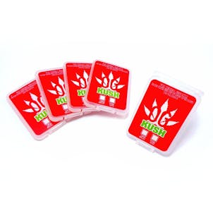 Photo of 25 OG KUSH Strain Shatter Packs Wax MMJ Packaging by Shatter Labels SP-021