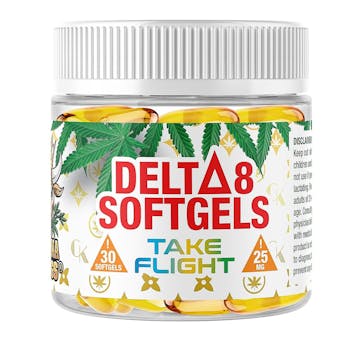 Photo of 25mg Delta 8 Soft Gels By Canna Kings 30 count
