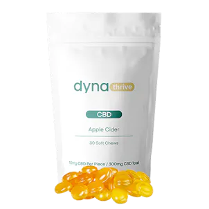 Photo of Dynathrive CBD Apple Cider Soft Chews (30 pieces)