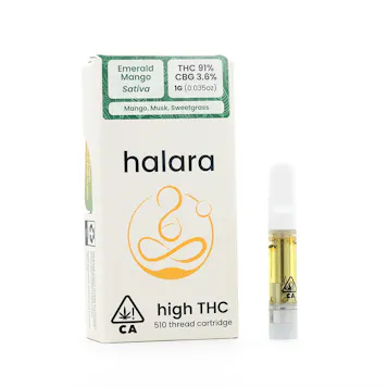 Photo of High THC - Emerald Mango 1G Cartridge