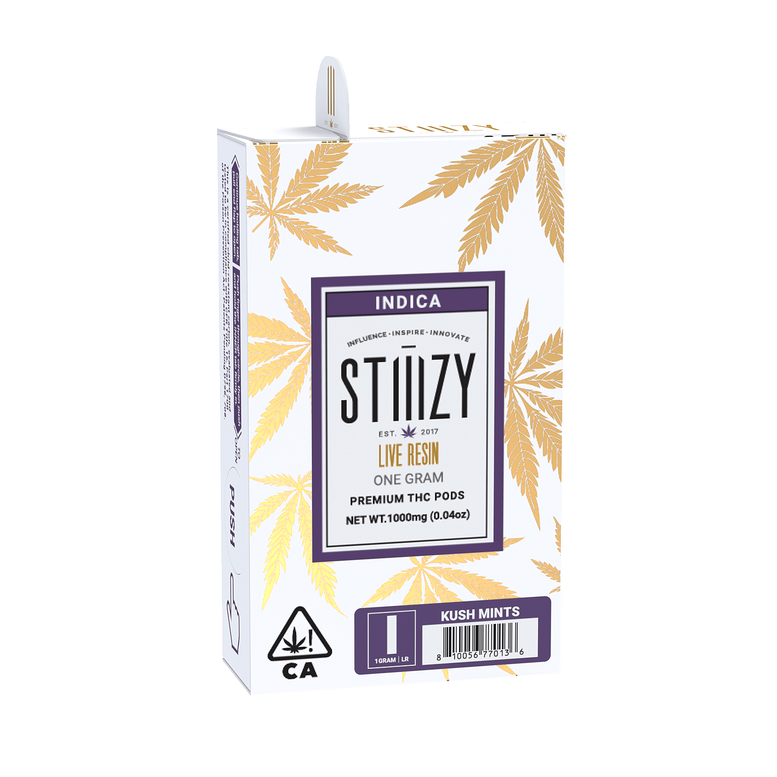 STIIIZY KUSH MINTS LIVE RESIN POD 1G Leafly