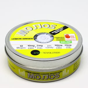 Product image for 5:1 CBD Lemon Ginger Mojjos 120mg 10-pack