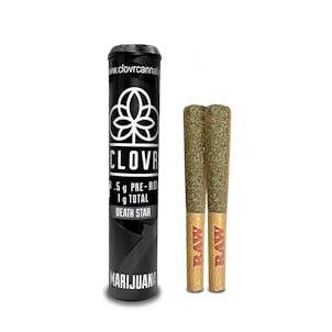 Photo of CLOVR- Pre-rolls- 0.5g 2 Pack - Death Star