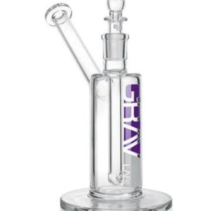 Photo of 7" Grav Upright Bubbler- Clear