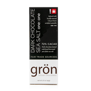 Photo of Dark Chocolate Sea Salt Bar CBD | THC