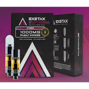 Photo of EXSTAX Euphoria Delta 9 + Live Resin TerpSTAX - Family Cookies | 1g (1000mg)
