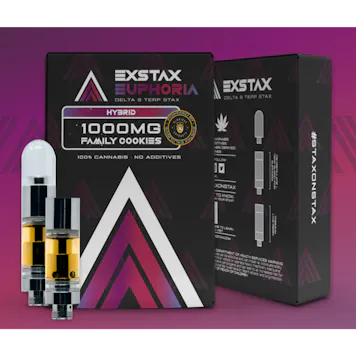Photo of EXSTAX Euphoria Delta 9 + Live Resin TerpSTAX - Family Cookies | 1g (1000mg)