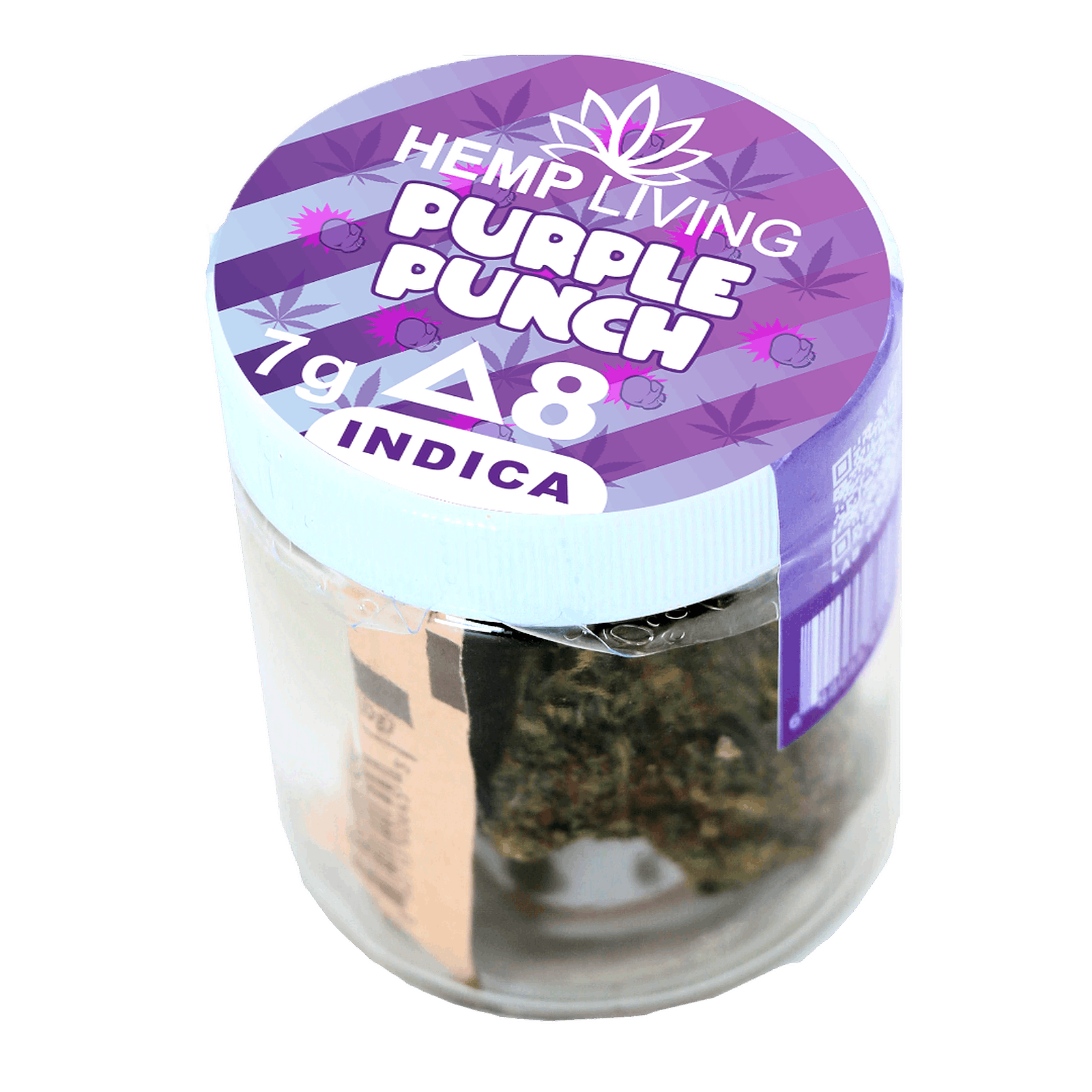 Hemp Living Hemp Living Delta 8 Flower 7g Jar Purple Punch High