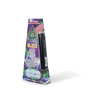 Photo of Blueberry Space Cake, Delta Blenz (D8 + D9 + D10 + THCP-O) Live Resin Titanz Disposable — 2 Grams