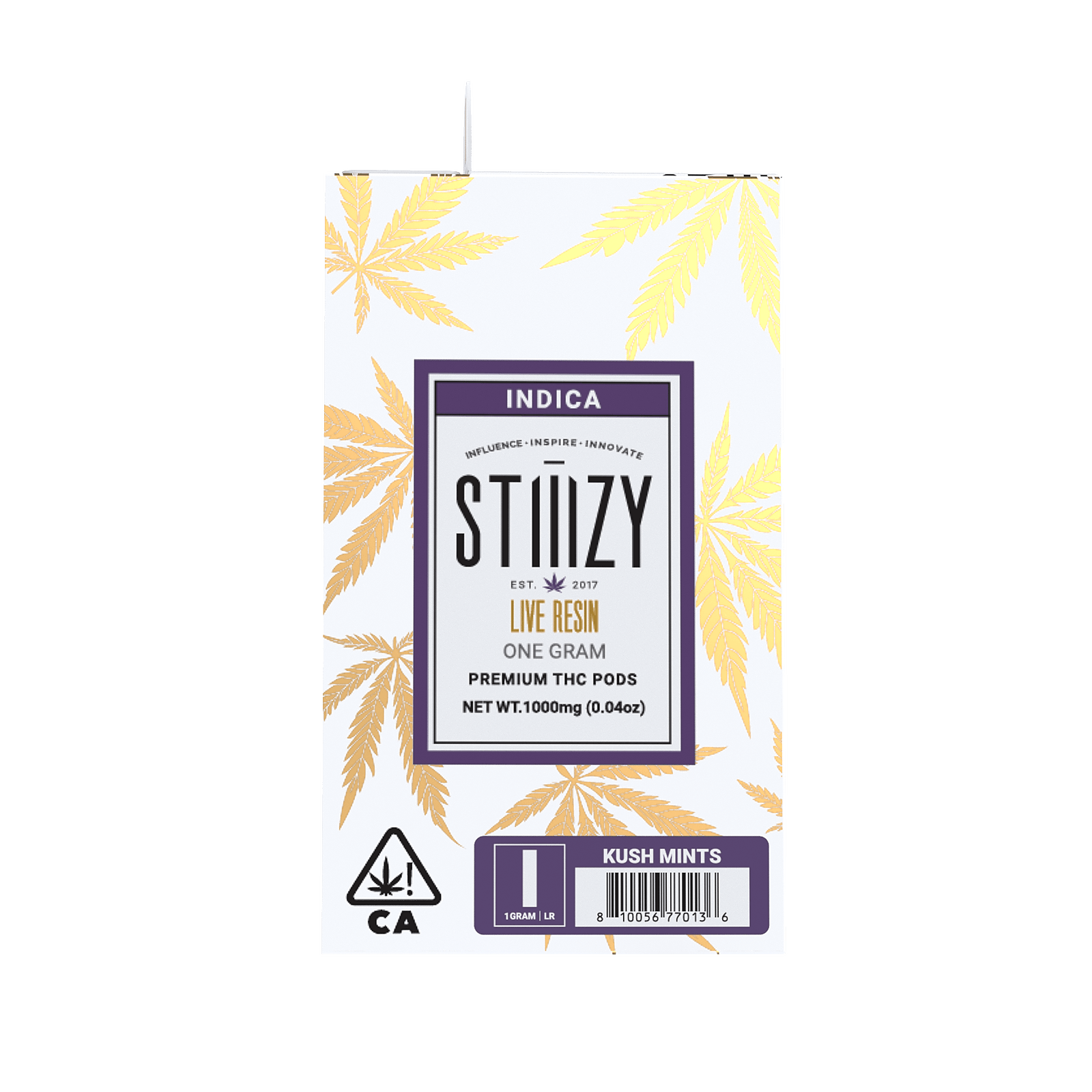 STIIIZY KUSH MINTS LIVE RESIN POD 1G Leafly