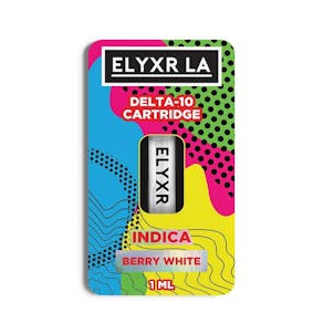 Photo of Delta 10 Cartridge 1 Gram | Indica ~ Berry White