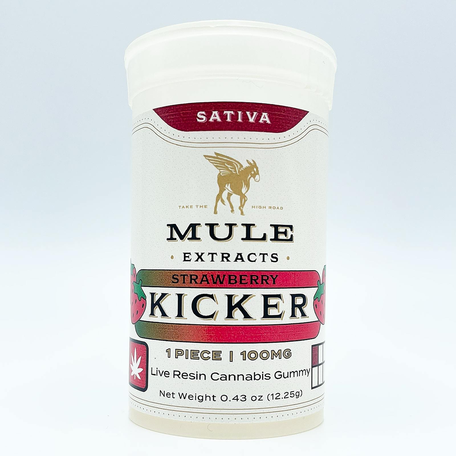 Mule Extracts 100mg Strawberry Kicker Sativa Leafly