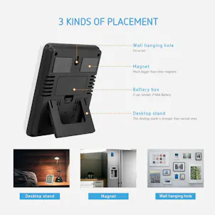 Photo of VIVOSUN Digital Hygrometer Indoor Outdoor Thermometer