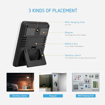 Photo of VIVOSUN Digital Hygrometer Indoor Outdoor Thermometer