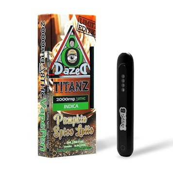 Photo of Pumpkin Spice Latte Delta 8 Titanz Disposable — 2 Grams