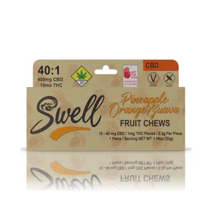 Photo of 40:1 CBD Pineapple Orange Guava Fruit Chews 410mg 10-pack