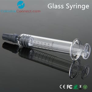 Photo of 2 ML Glass Syringe for Vape Cartridge Refills