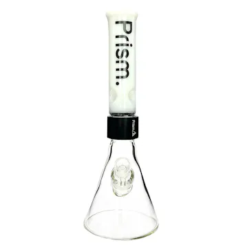 Photo of Prism Pipes 14” White Prism Beaker Bong