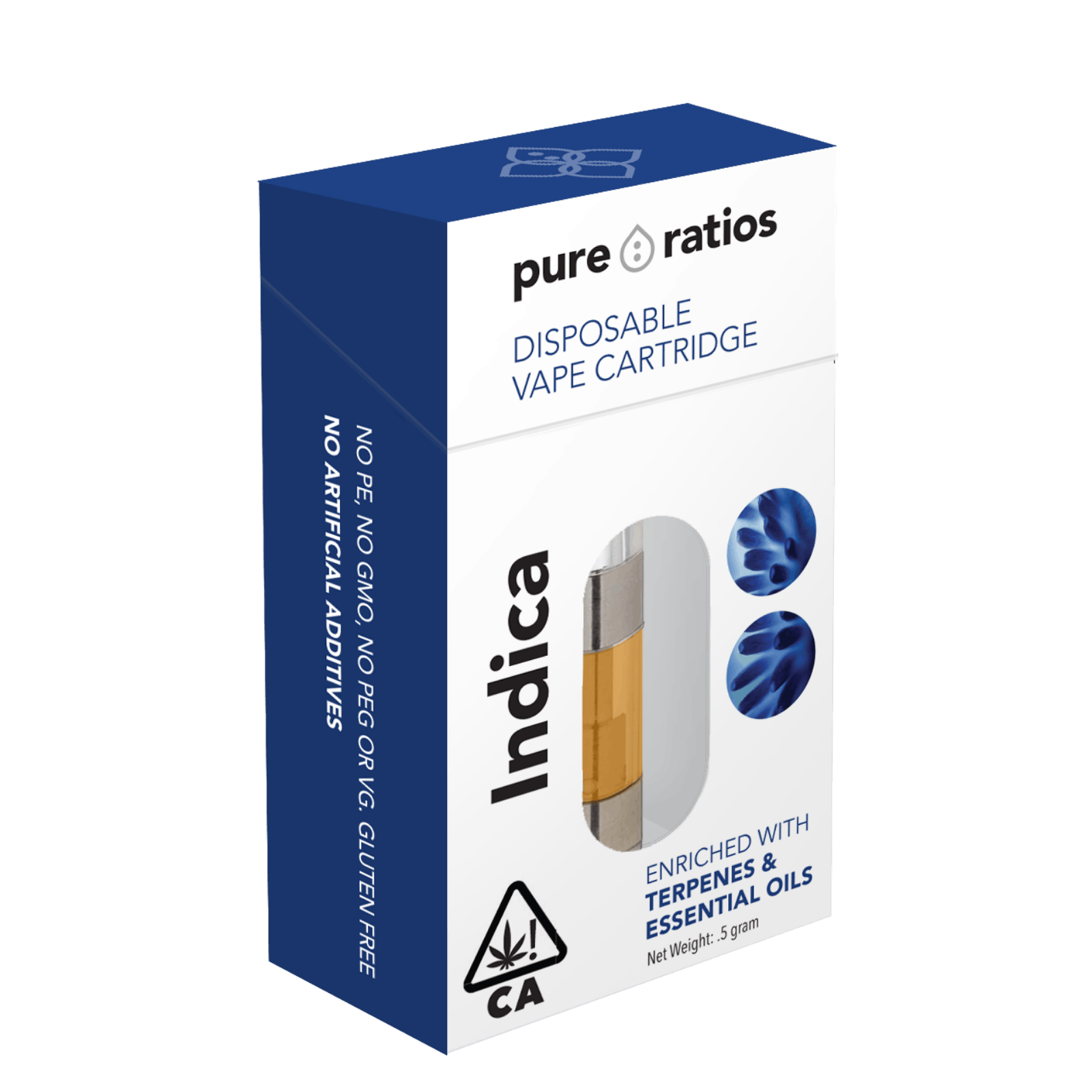 Pure Ratios Indica THC Vape Cartridge Leafly