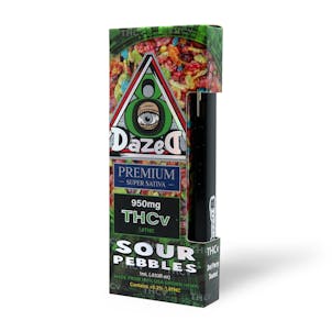 Photo of Sour Pebbles Delta 8 THCV Disposable Vape — 1 Gram