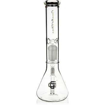 Photo of 14" Beaker Bong w/ Single Tree Perc, by Crystal Glass