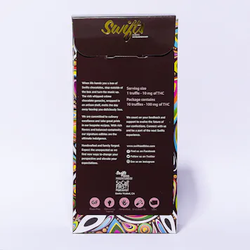 Photo of Milk Chocolate Truffles (Sativa) 100mg 10-pack