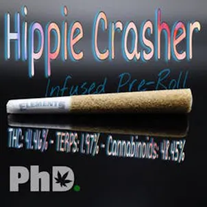 Photo of PhD - INFUSED Hippie Crasher Pre-Roll 1g - 41.46% THC