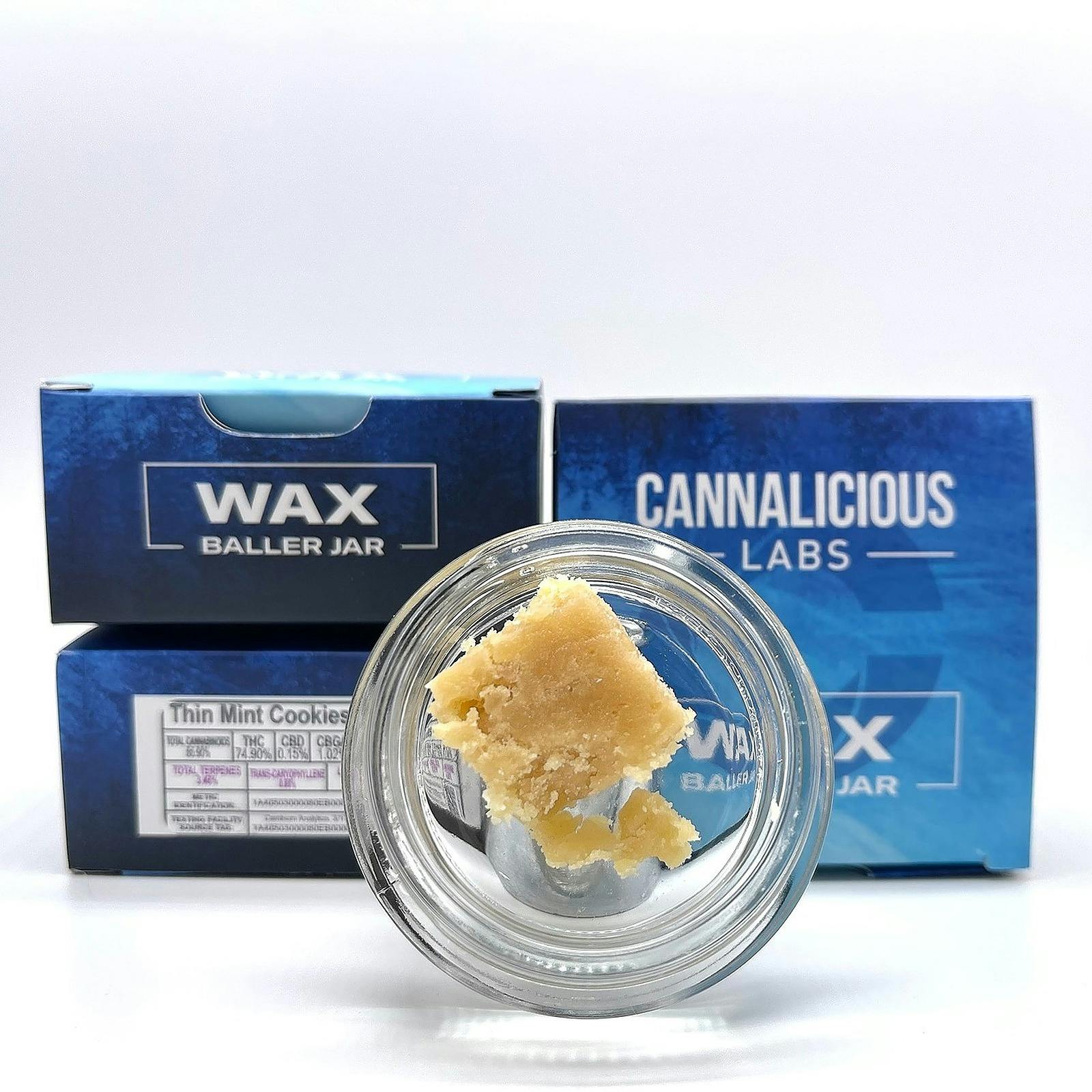 Cannalicious Labs Thin Mint Cookies 7.0g Baller Jar Leafly