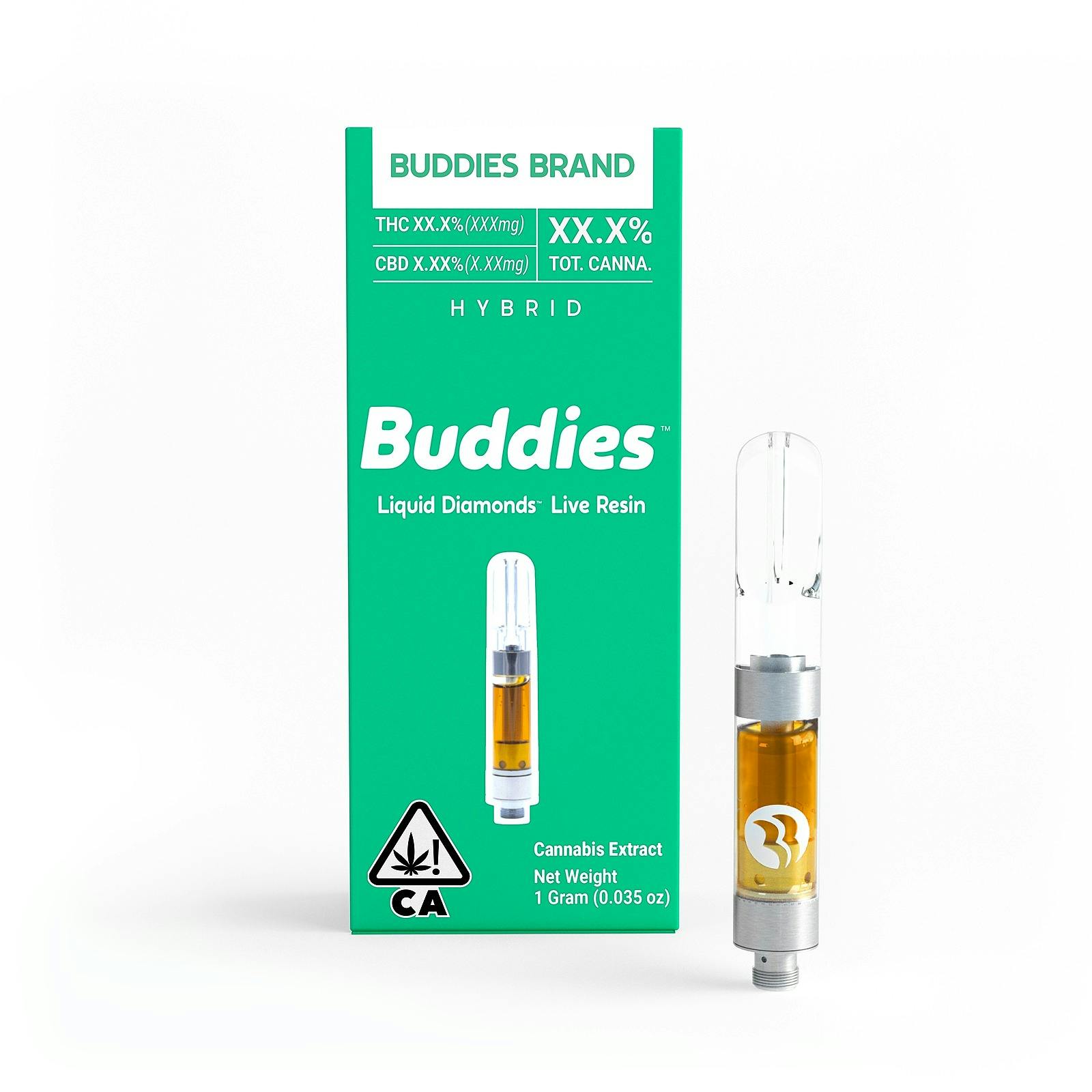 Buddies Brand Xxx Og Liquid Diamonds™ Live Resin Cartridge 1g Leafly 