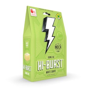 Product image for White Grape Indica Fruit Chews 100mg 10-pack