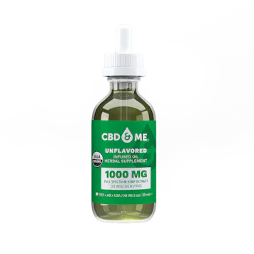 Photo of CBD & ME®: Organic Infused Oil Herbal Supplement - Unflavored 1000 mg/oz (1oz)
