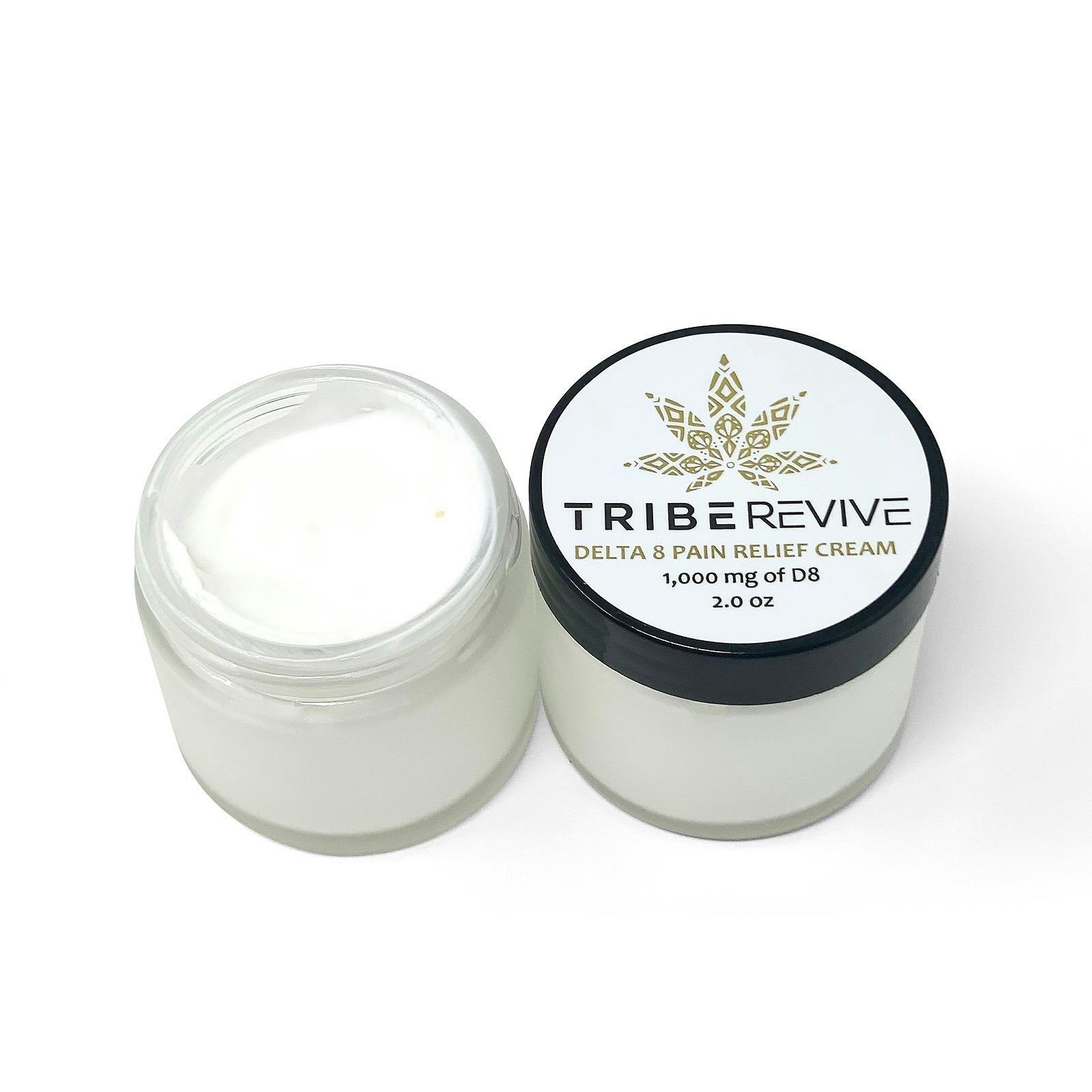 TribeTokes Delta 8 THC Pain Relief Cream Topical Muscle + Nerve