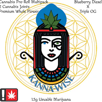 Photo of Blueberry Diesel x Triple OG 2 Pre-Roll Pack - 3/4g each