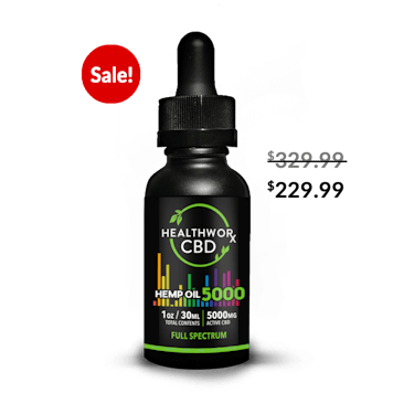 Product image for FULL SPECTRUM CBD TINCTURE 5000MG