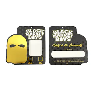Photo of 10 Black Market Boys Medical Marijuana Blister Packs Childproof Child Resistant Packaging BP-023