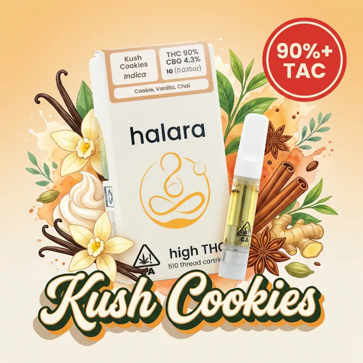 Halara: High THC - Kush Cookies 1G Cartridge